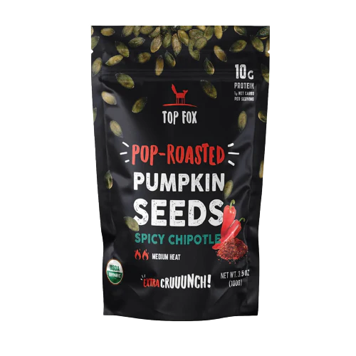 Spicy Chipotle Roasted Pumpkin Seeds (6 Pack Case) - Image 2