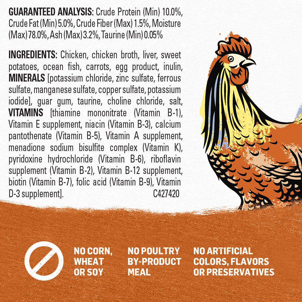 Grain Free Chicken & Sweet Potato Pate Cat Food (12 Pack) - Image 4