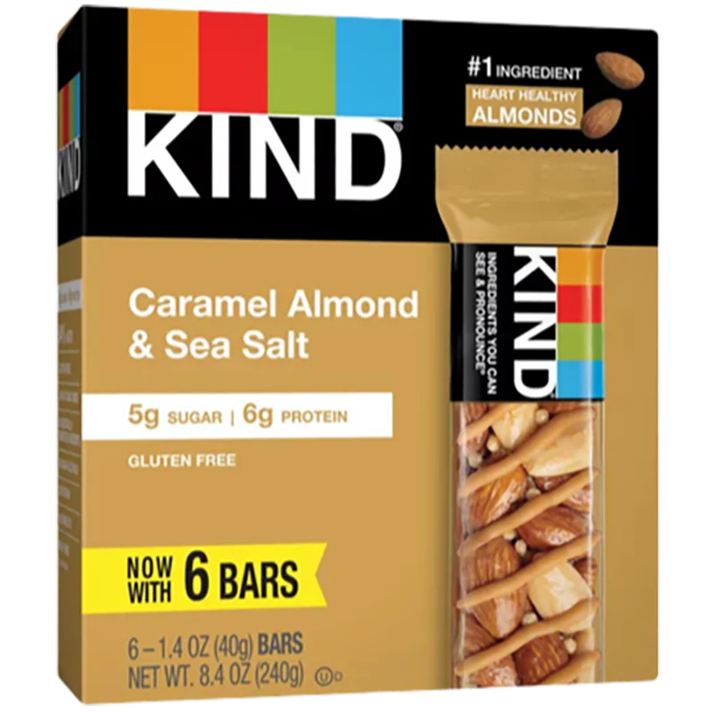 Caramel Almond & Sea Salt Bars (6 CT)