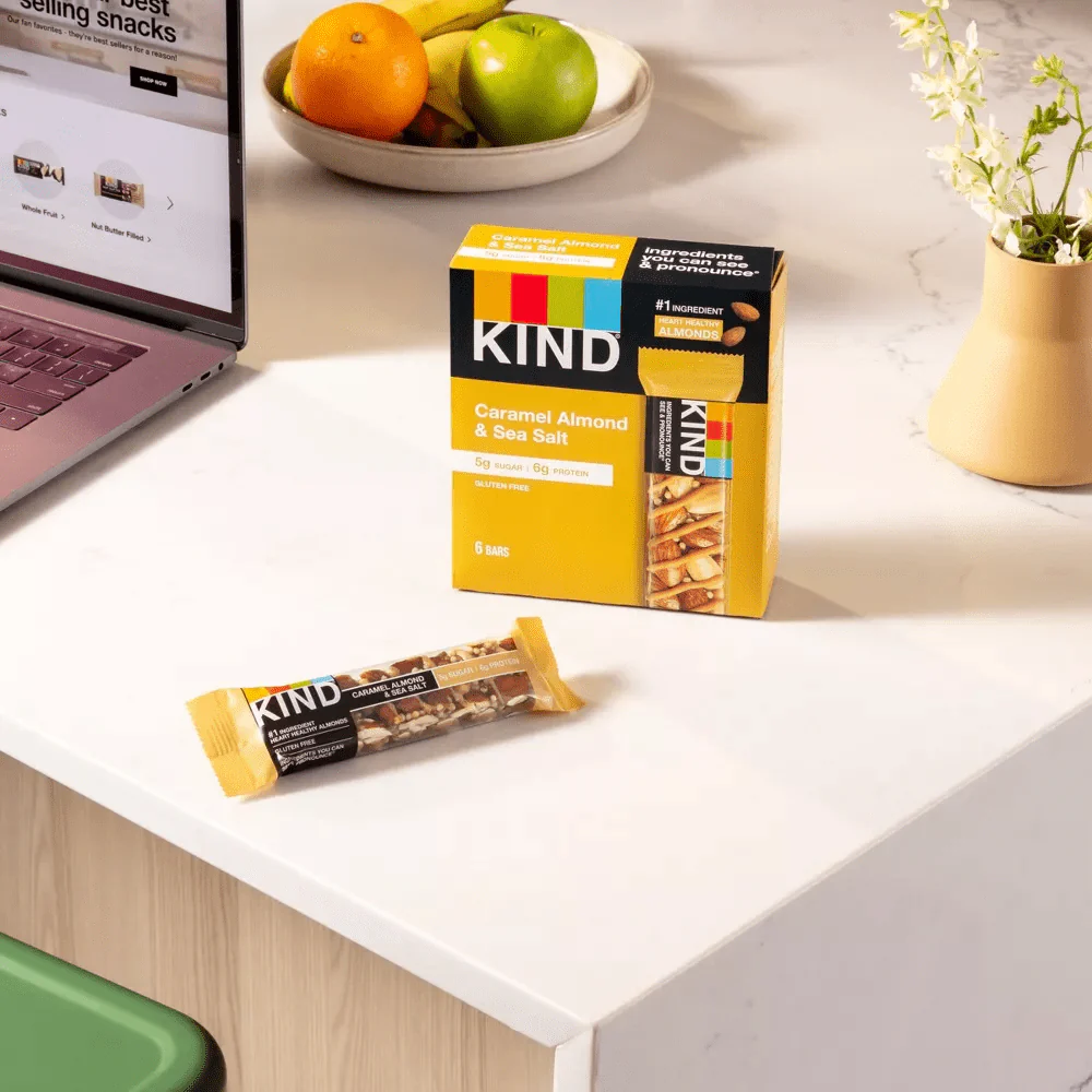 Caramel Almond & Sea Salt Bars (6 CT) - Image 4