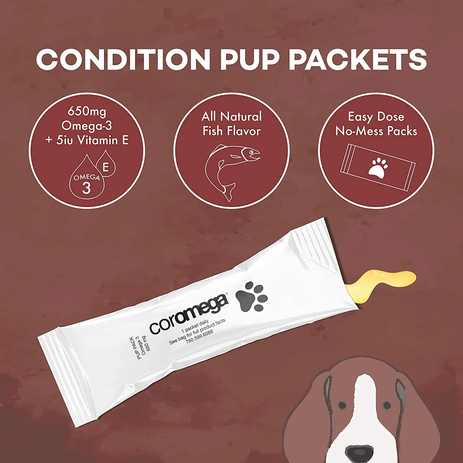 Pup Packs Skin & Immune Support Dog Supplement 30Ct - Image 3