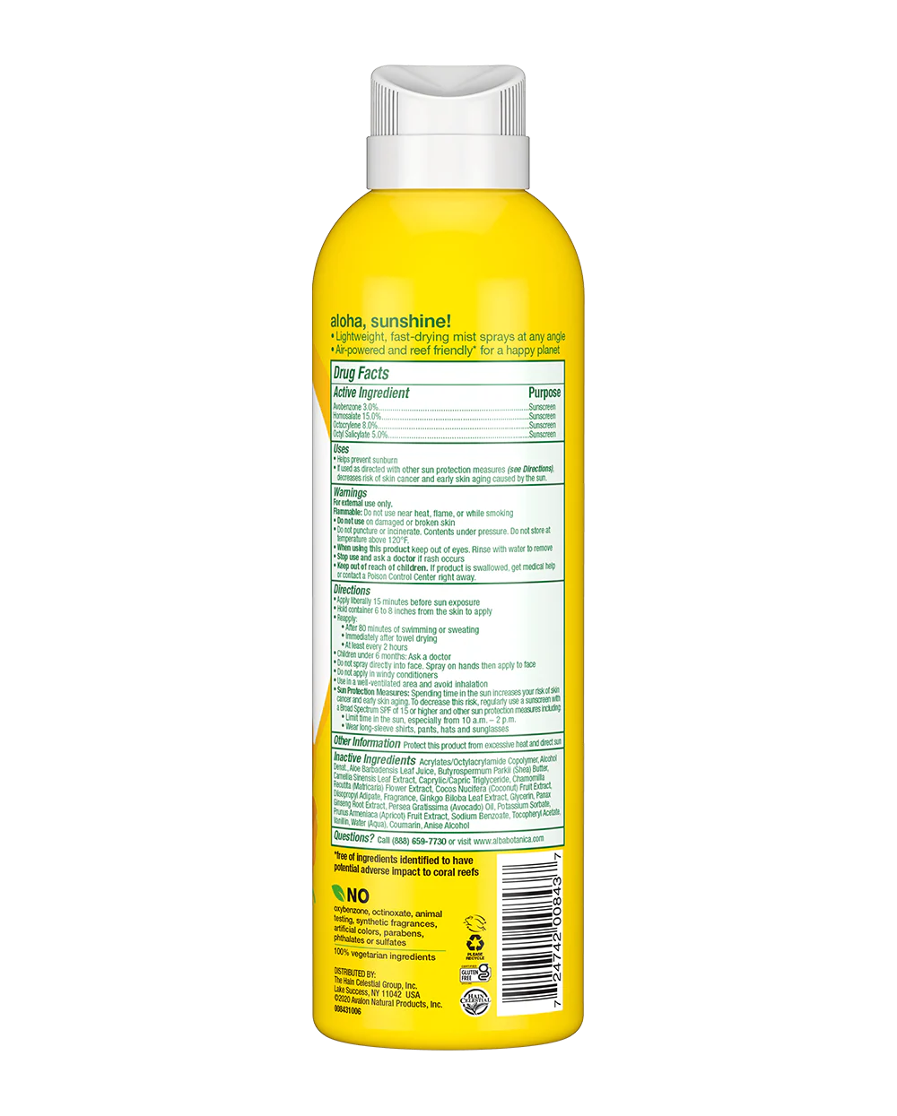 Hawaiian Coconut Clear Spray Sunscreen Spf 50 - Image 2