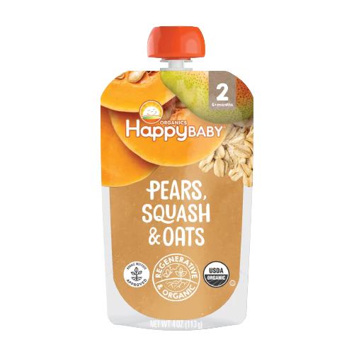 Pear Squash & Oats Stage 2 Baby Food
