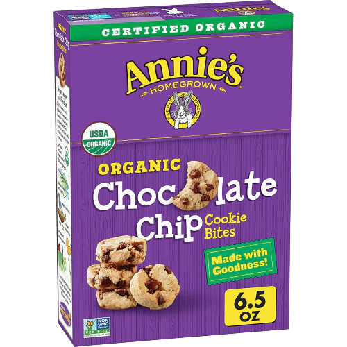 Organic Chocolate Chip Cookie Bites