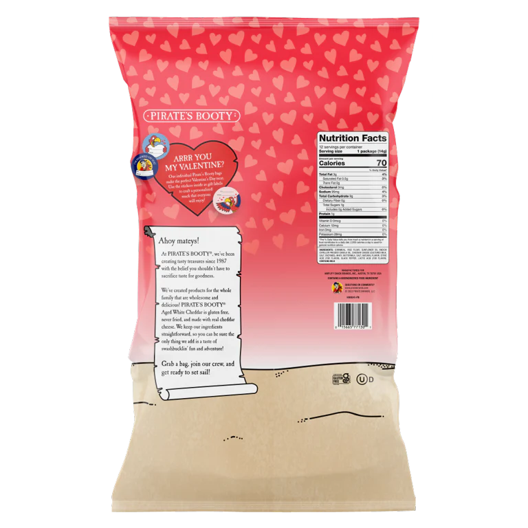 Valentines Aged White Cheddar Puffs - Image 2