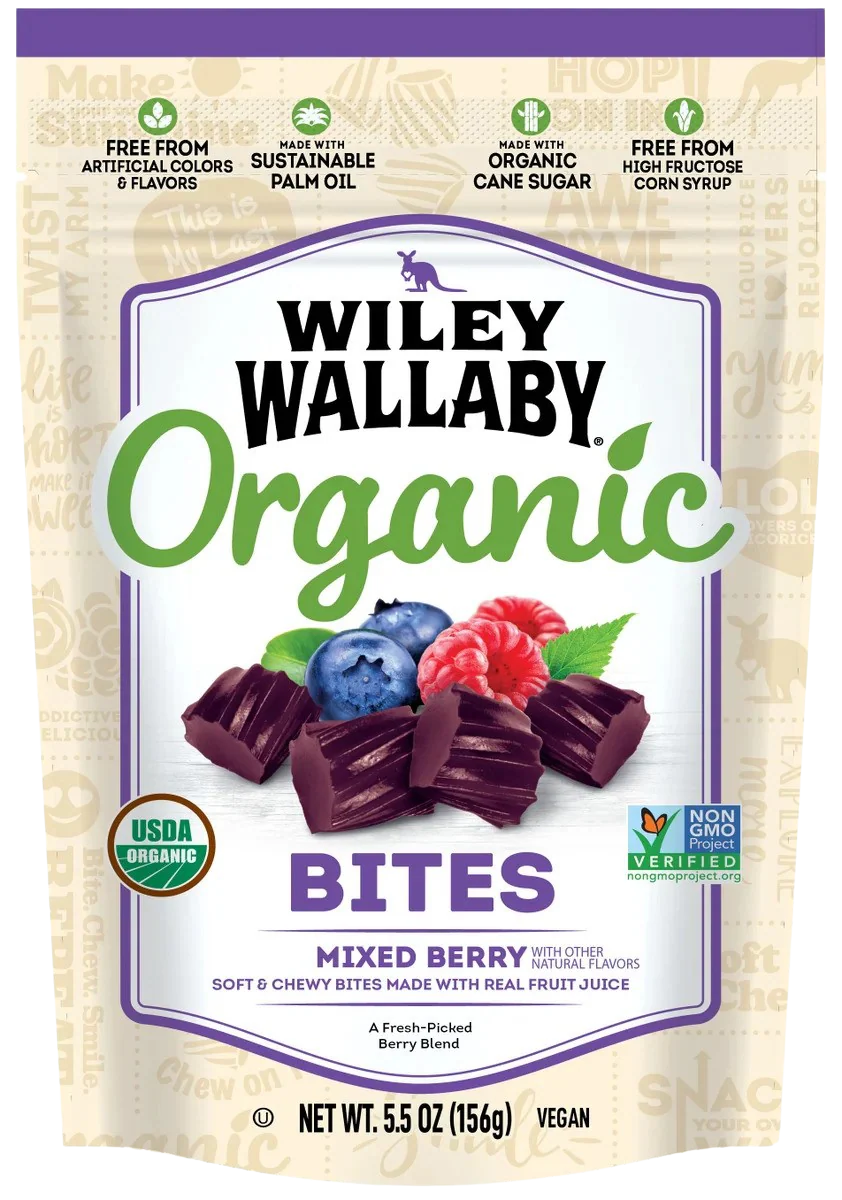 Organic Mixed Berry Licorice Bites