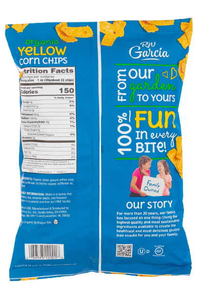 Organic Yellow Corn Chips - Image 2