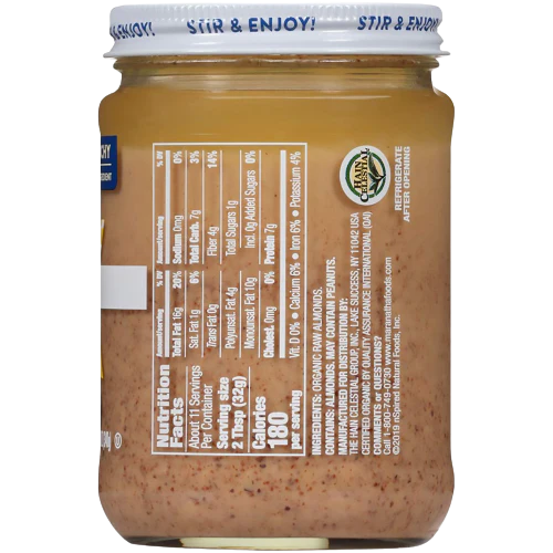 Organic Raw Crunchy Almond Butter - Image 2