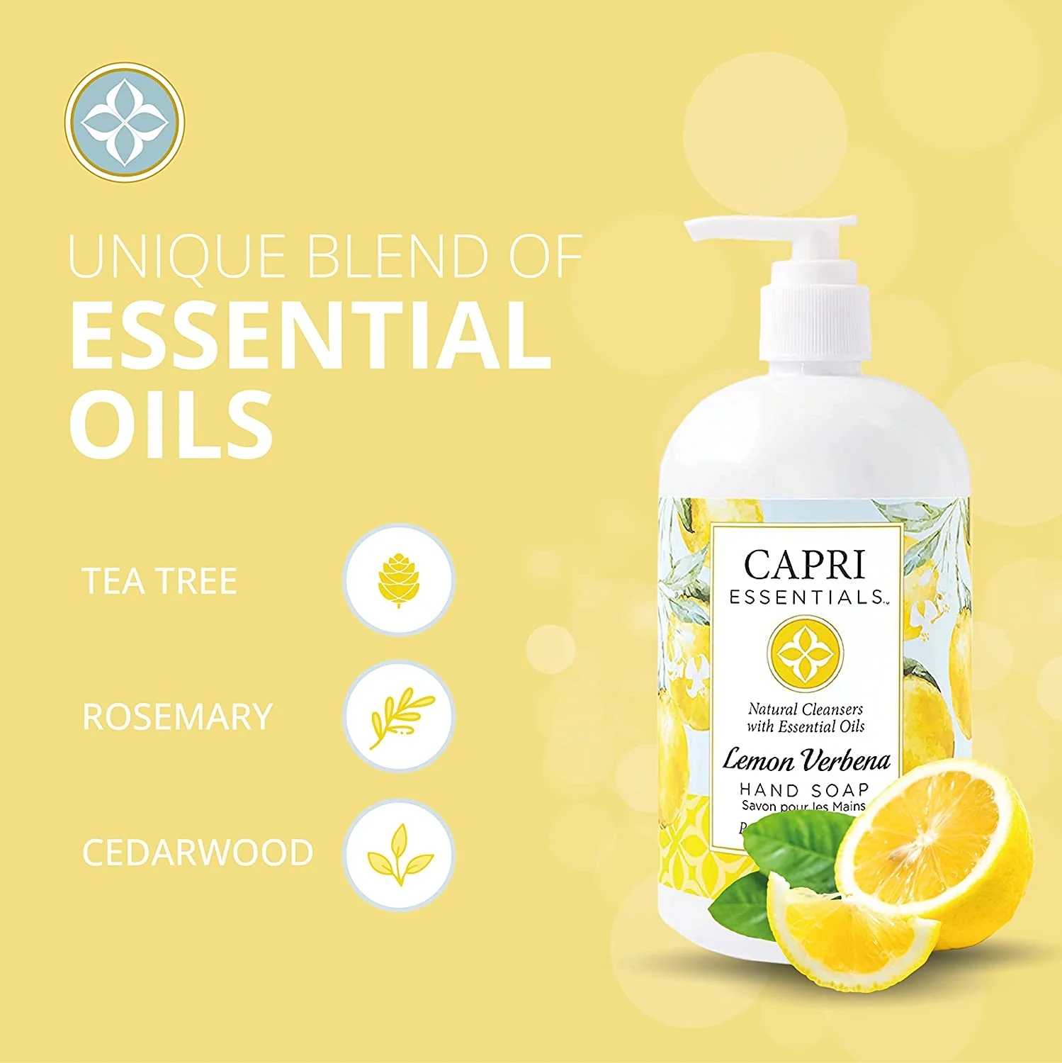 Lemon Verbena Scented Hand Soap - Image 2