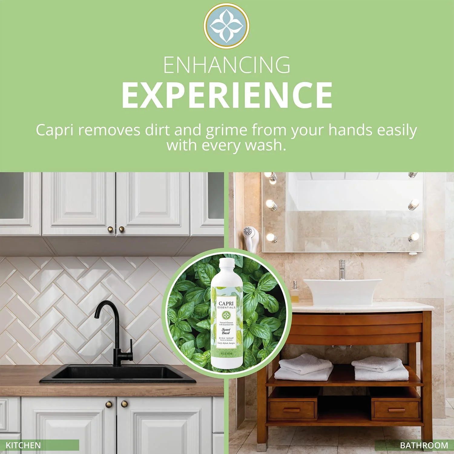 Sweet Basil Scented Hand Soap - Image 3