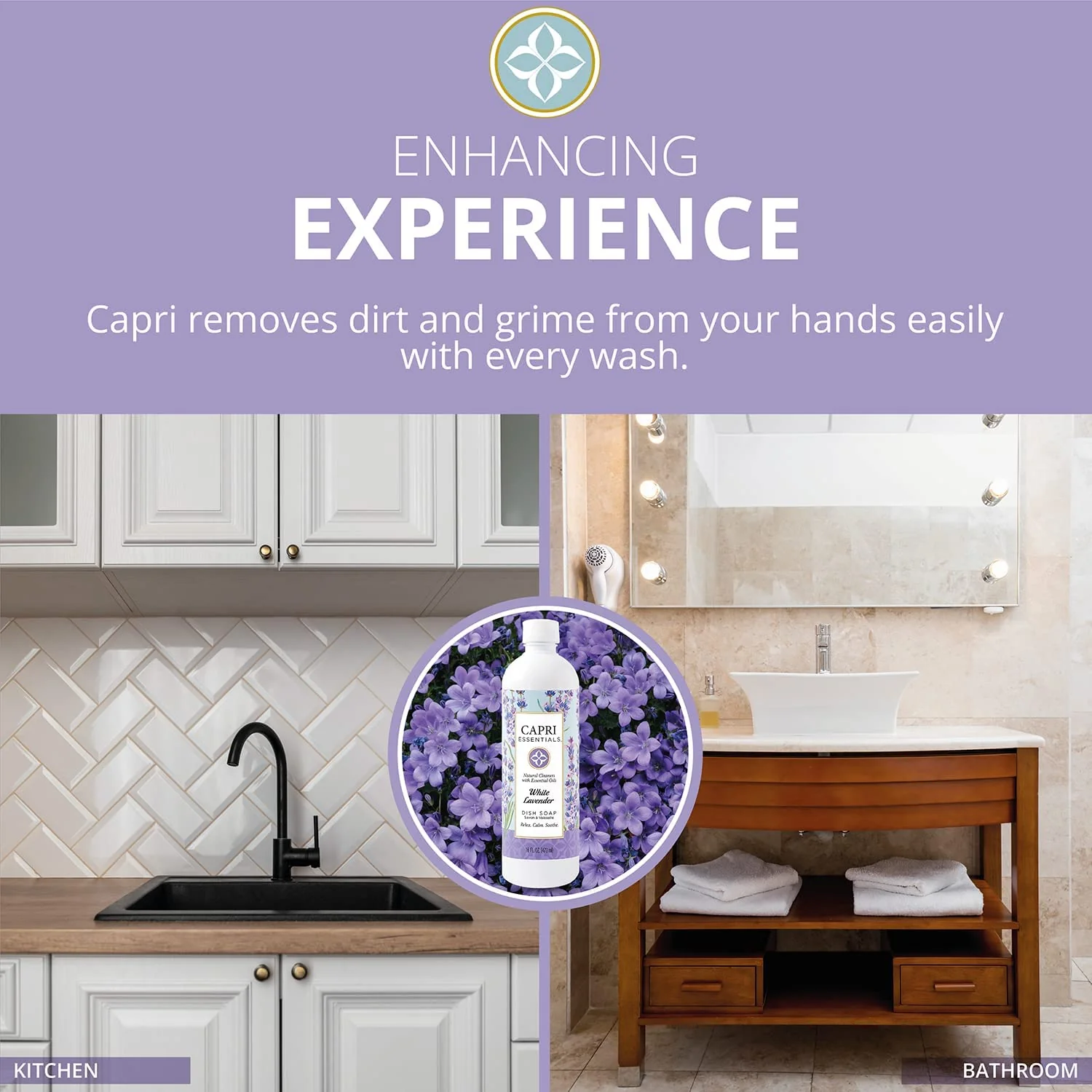 White Lavender Scented Dish Soap - Image 3