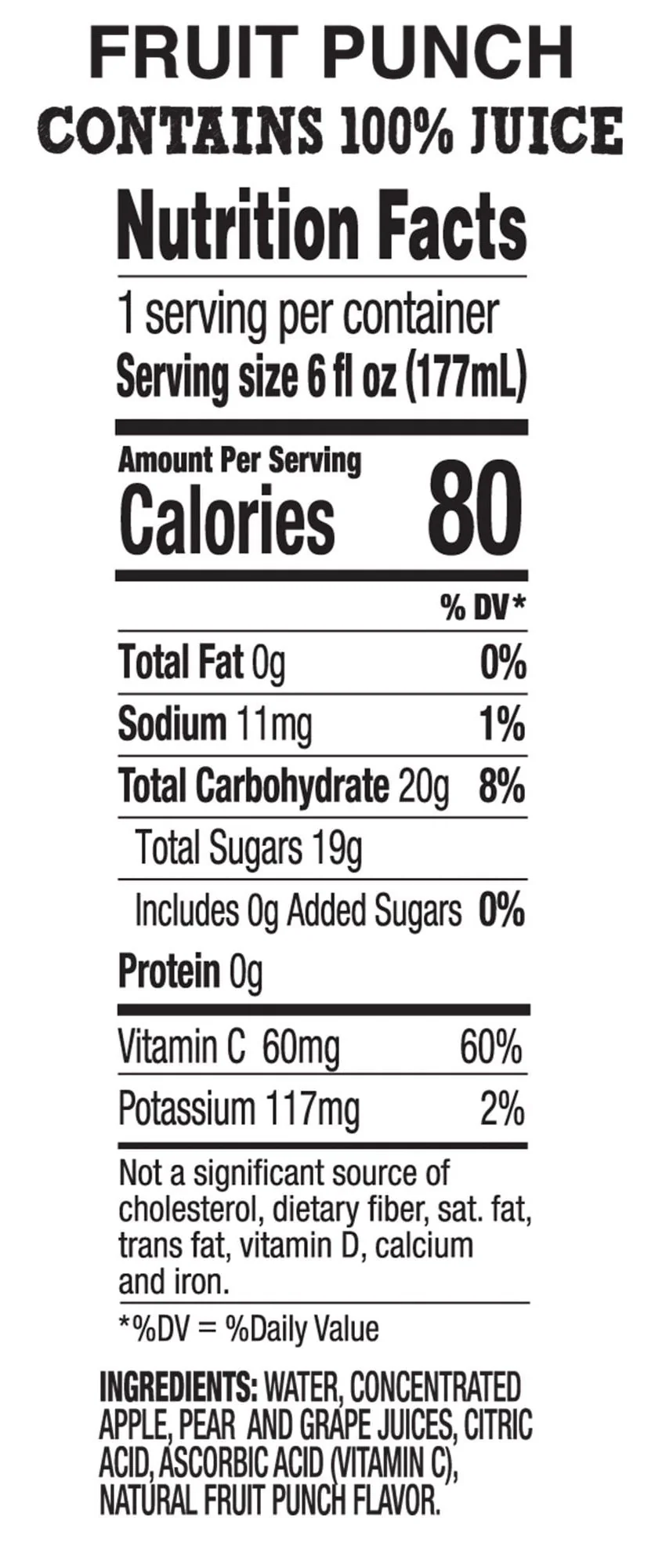 100% Fruit Punch Juice (12 Pack) - Image 5