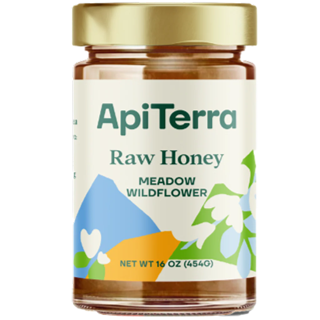 100% Pure Raw Honey Meadow Wildflower