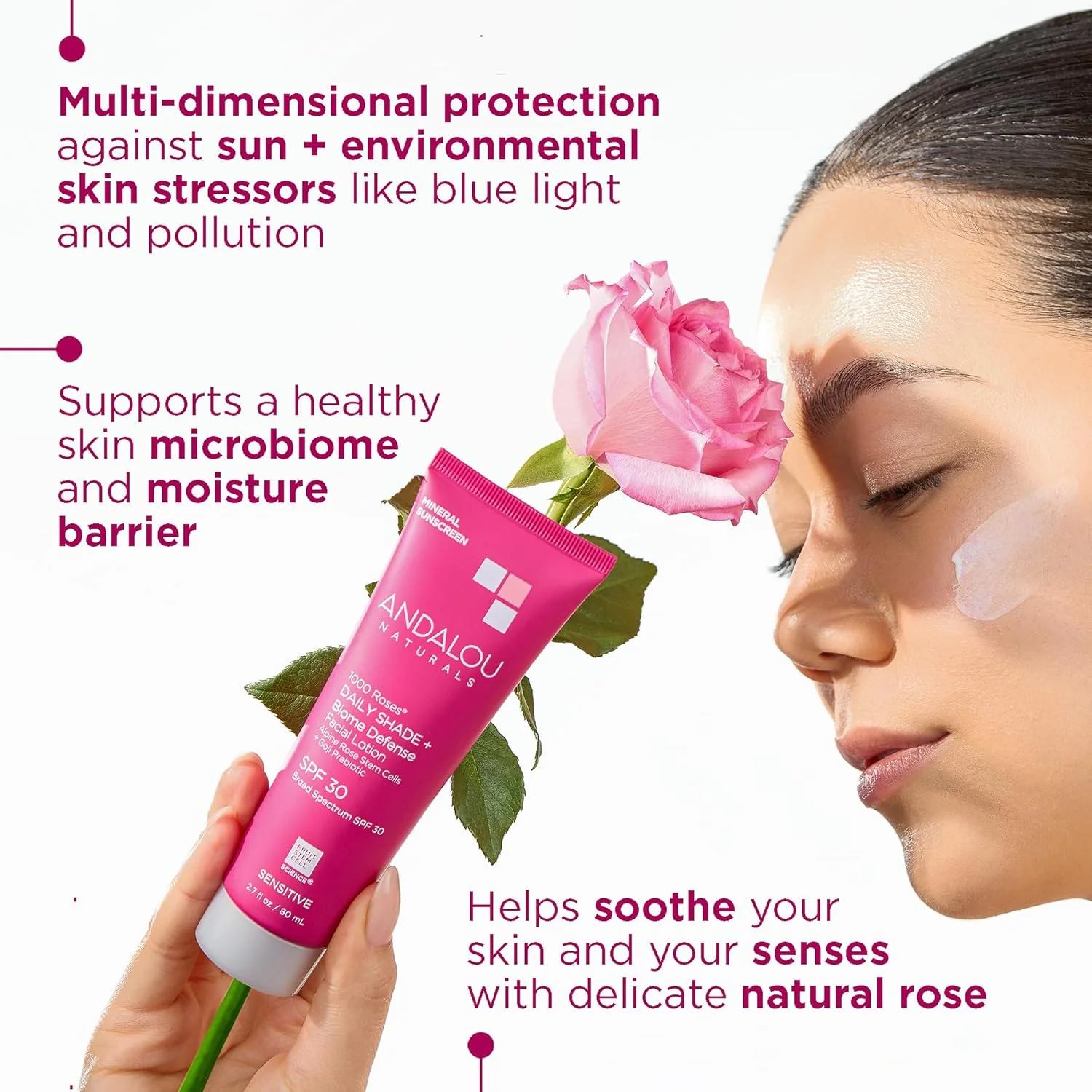 1000 Roses Daily Shade + Biome Defense Mineral SPF 30 - Image 4