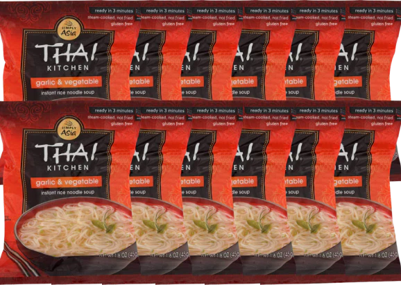 Garlic & Vegetable Instant Noodles (12 Pack Case)