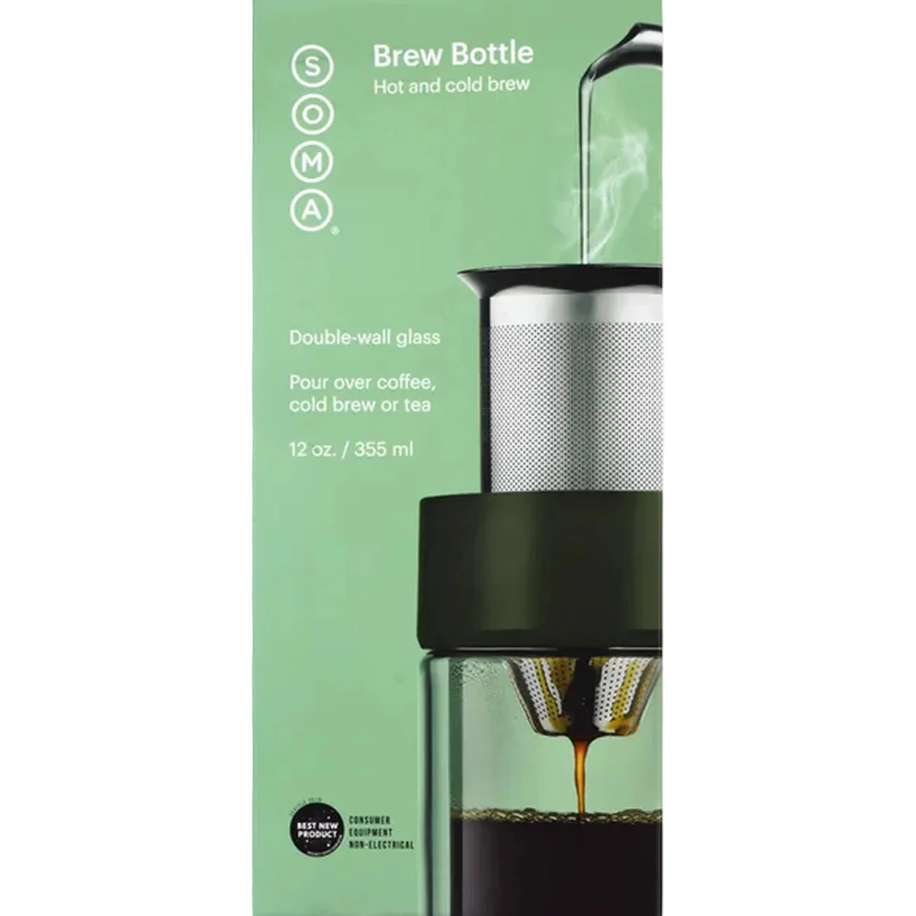 12oz Brew Bottle - Black - Image 3