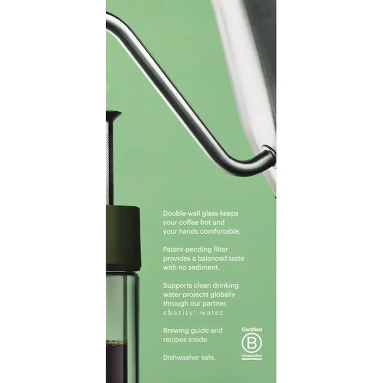 12oz Brew Bottle - Black - Image 5