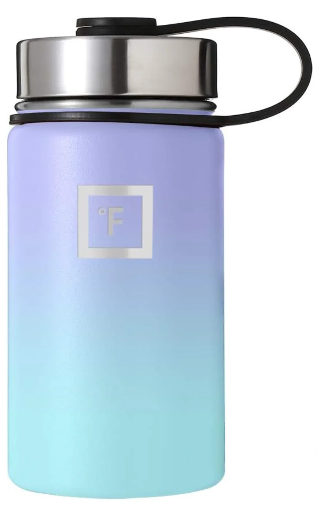 14 oz Wide Mouth Bottle with Straw Lid - Cotton Candy - Image 3