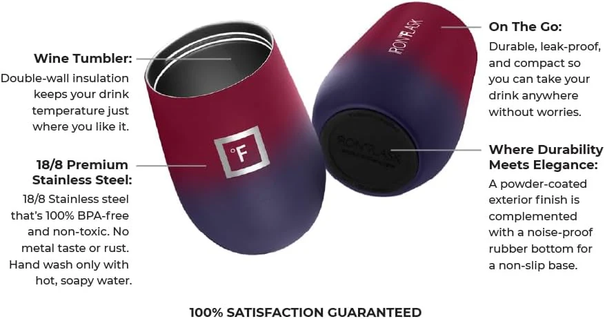 14 oz Wine Tumbler - Dark Night - Image 7