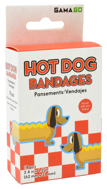18 pcs Hot Dog Bandages