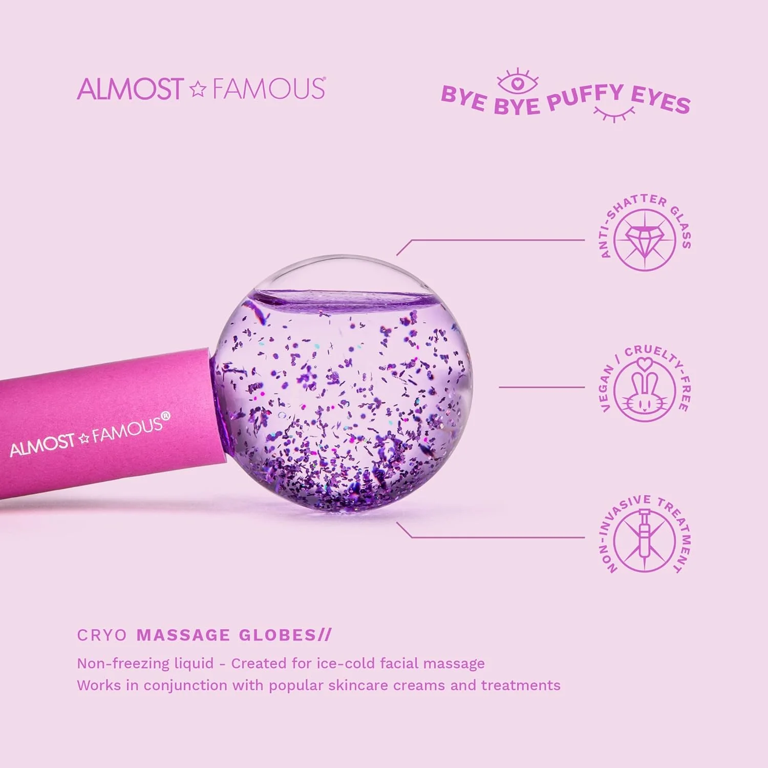 2-Pack Cryo Facial Massage Globes - Purple - Image 4