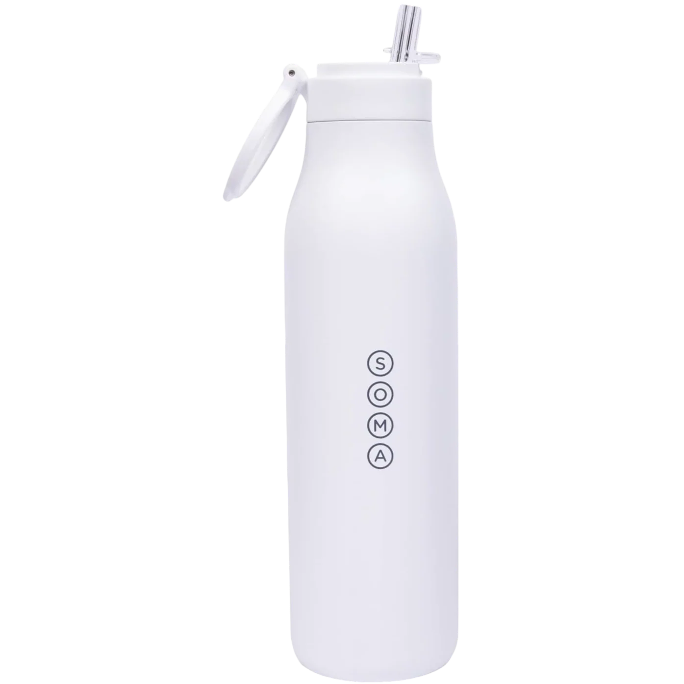24oz Stainless Steel Bottle - White - Image 3