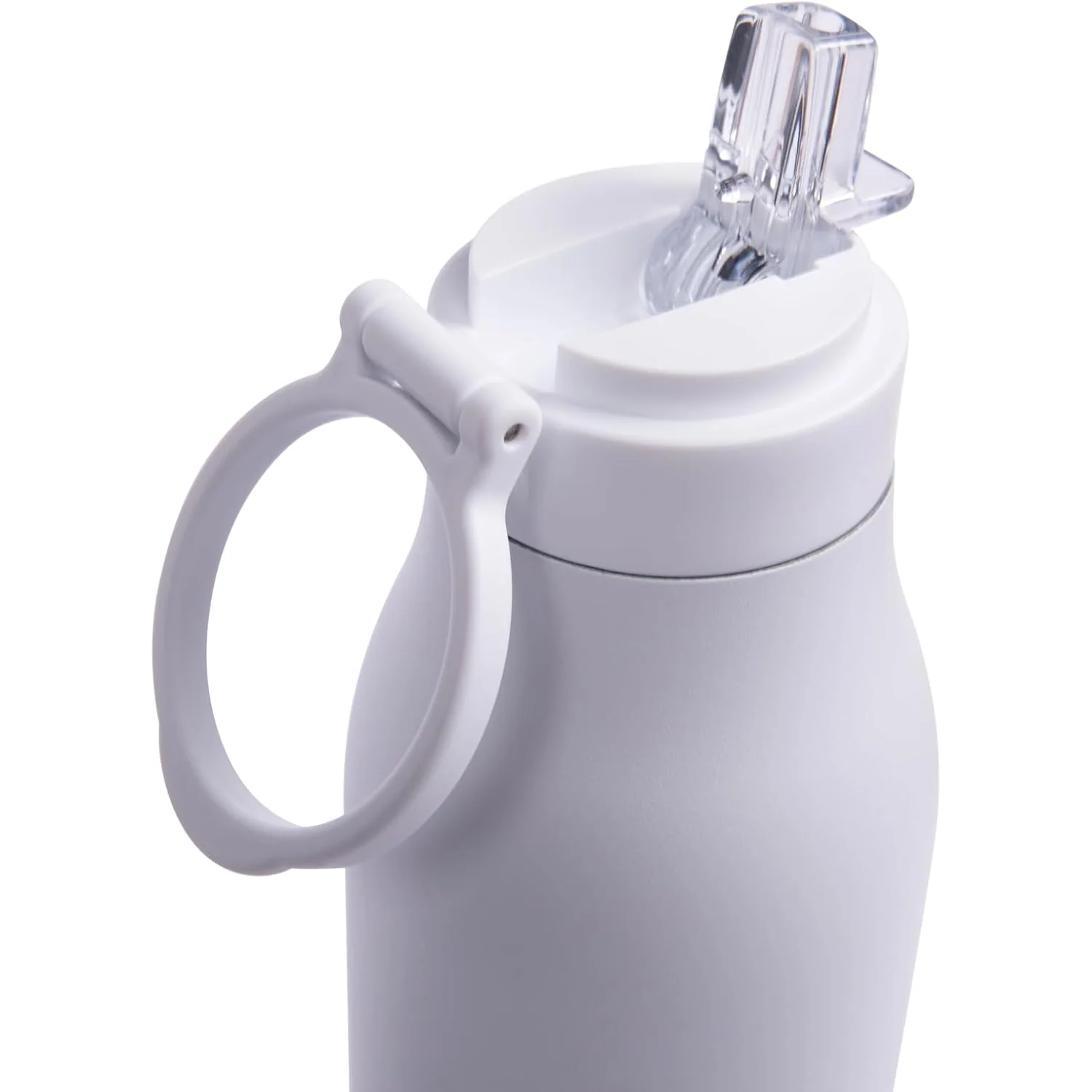 24oz Stainless Steel Bottle - White - Image 4
