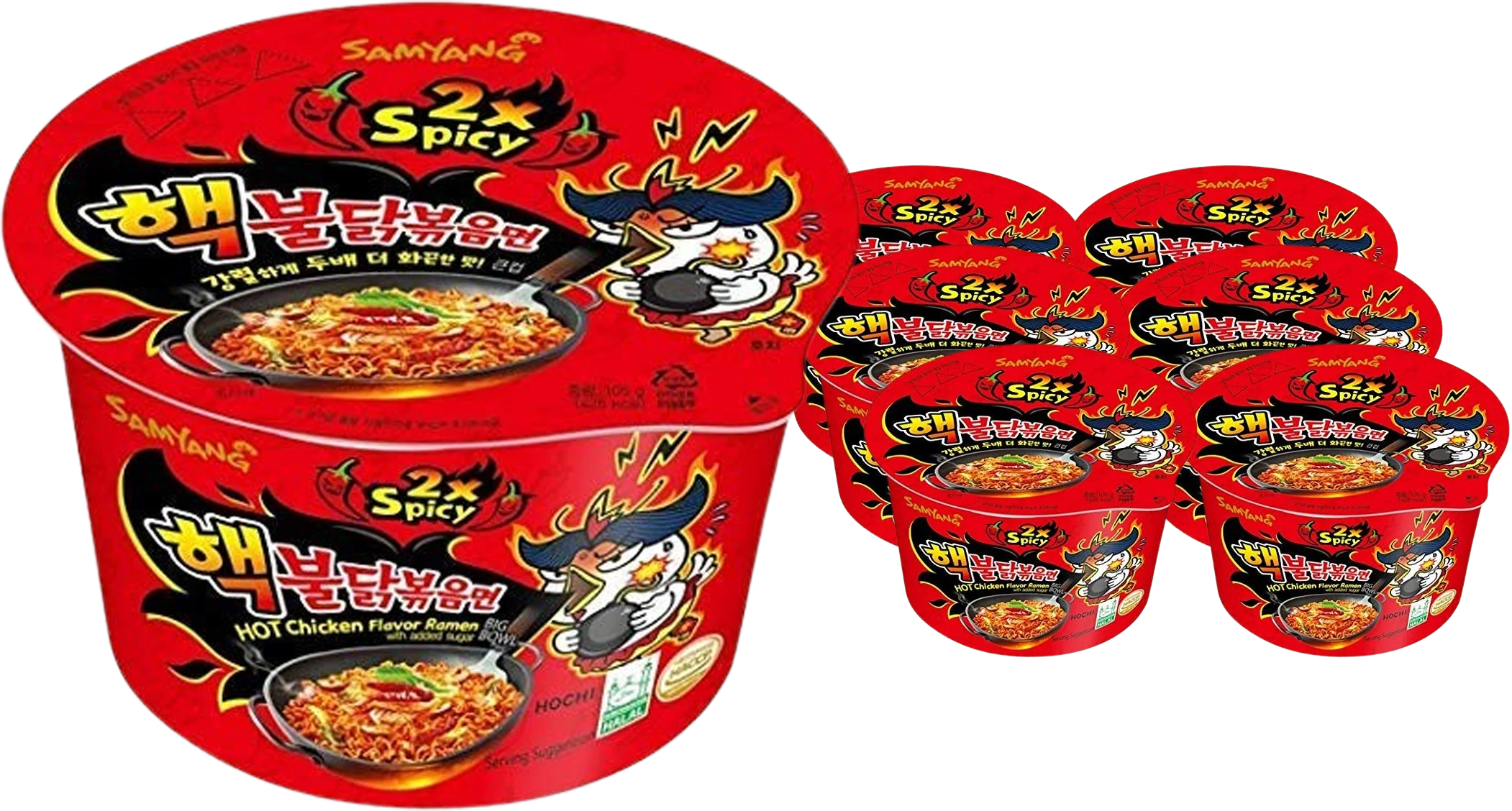 2X Spicy Chicken Flavor Bowl (6 Pack)