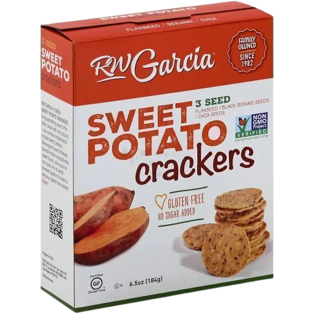 3 Seed Sweet Potato Crackers