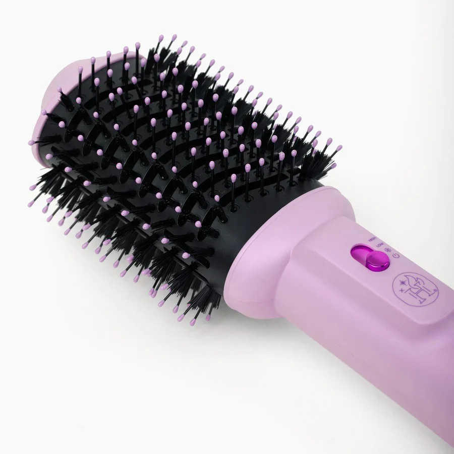 4-In-One Blowout Brush Hair Dryer - Purple - Image 3
