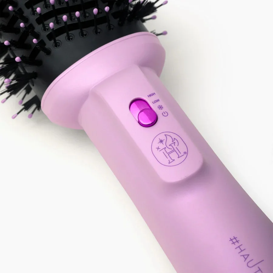 4-In-One Blowout Brush Hair Dryer - Purple - Image 4