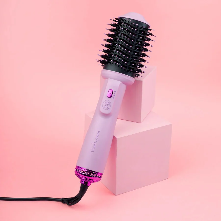 4-In-One Blowout Brush Hair Dryer - Purple - Image 5