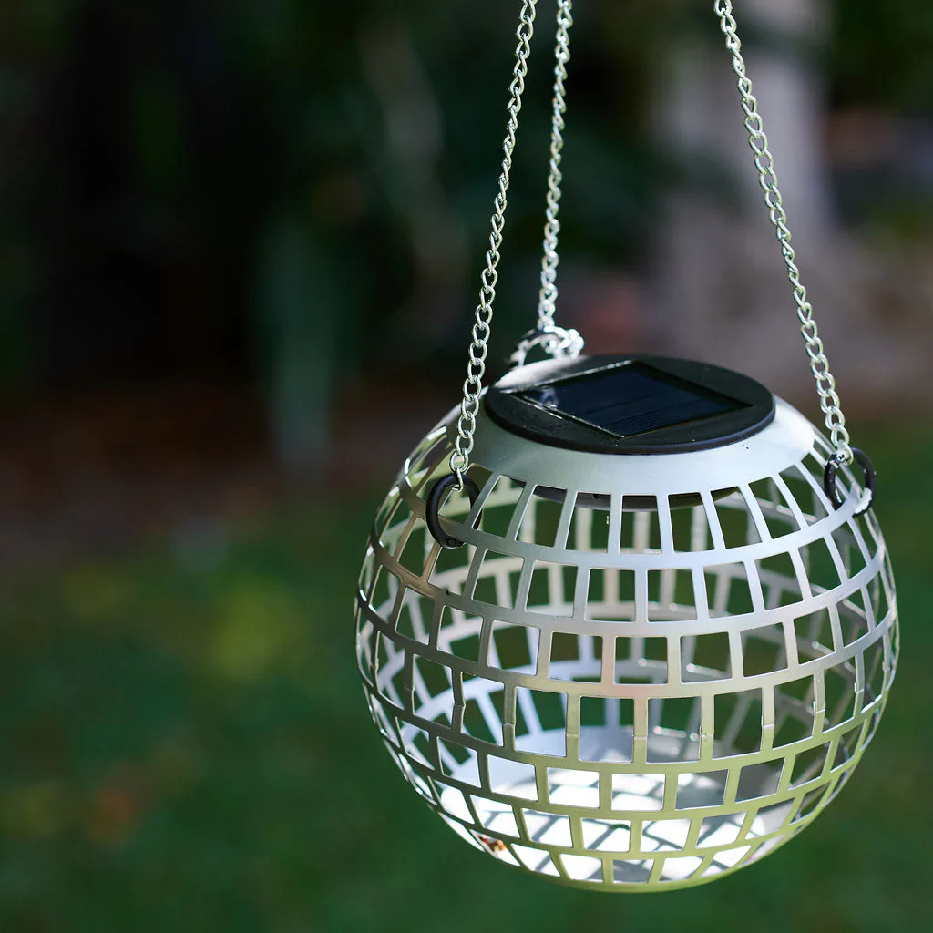 6" Disco Ball Solar Lantern - Image 4