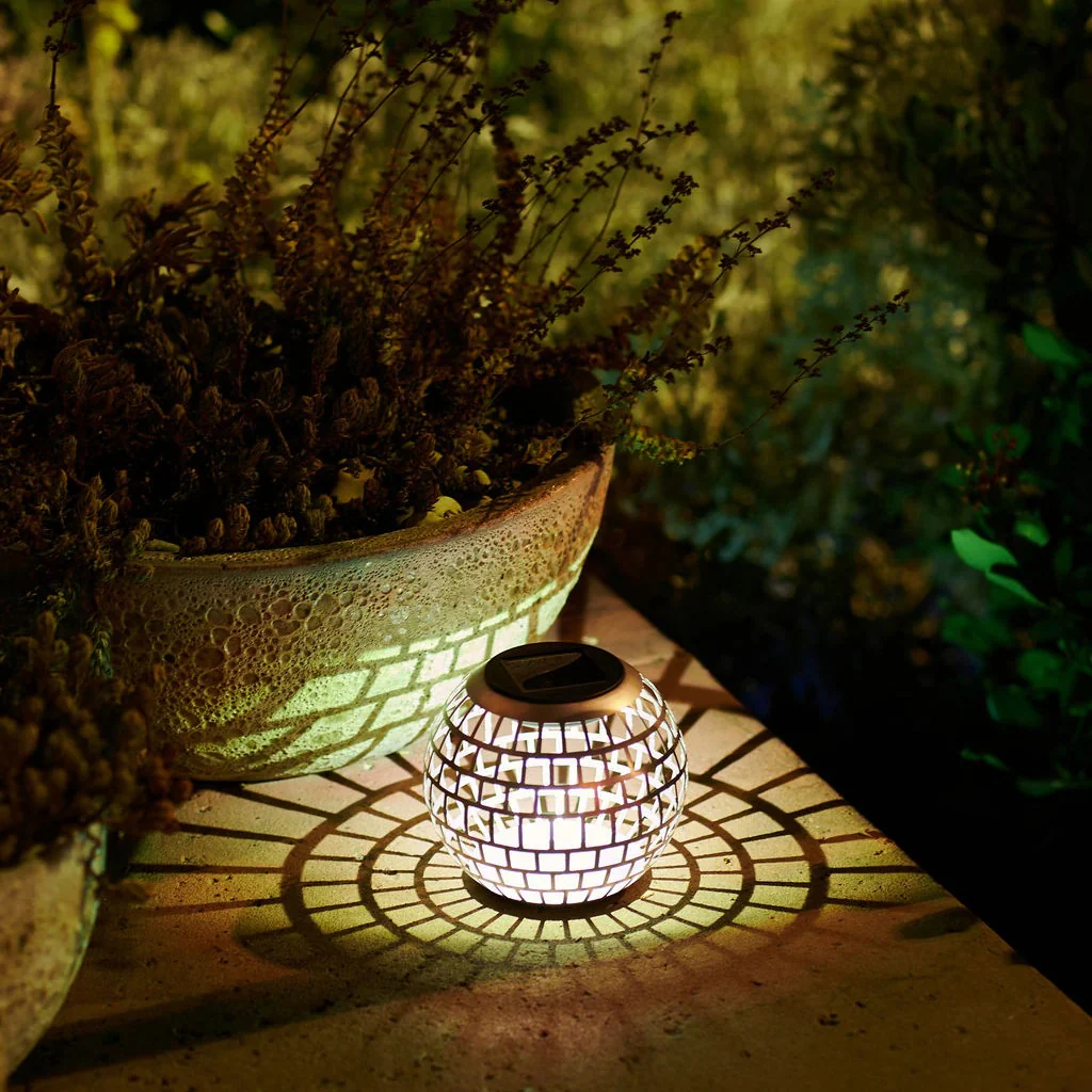 6" Disco Ball Solar Lantern - Image 5
