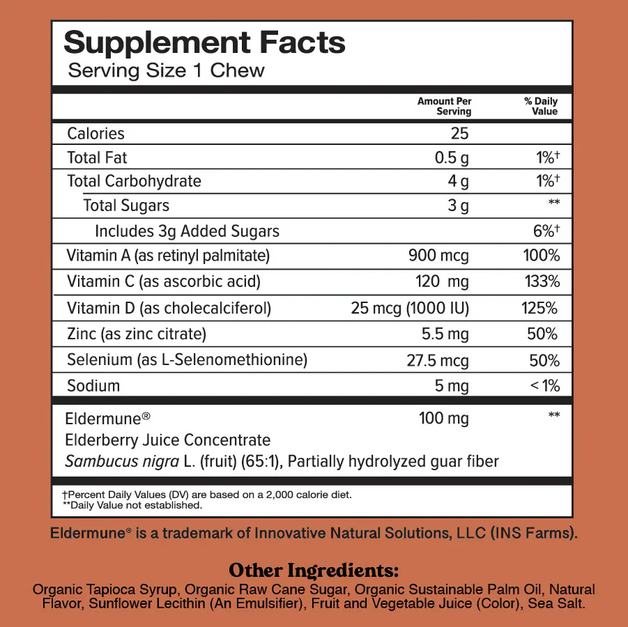 Cherry 6-in-1 Immune Support Fruity Chews (6 Pack) - Image 4