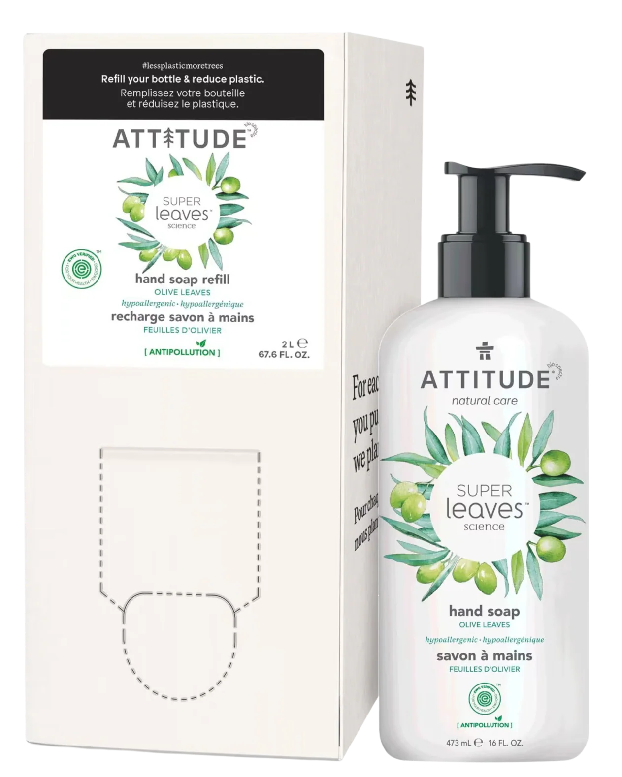 Olive Leaves Hand Soap Refill