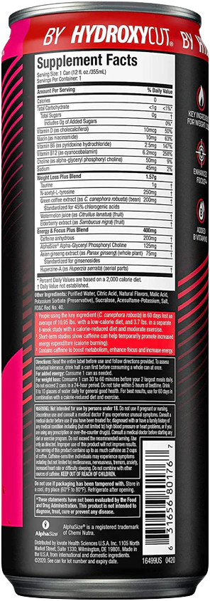 Cut Energy - Watermelon Pomegranate - Image 2