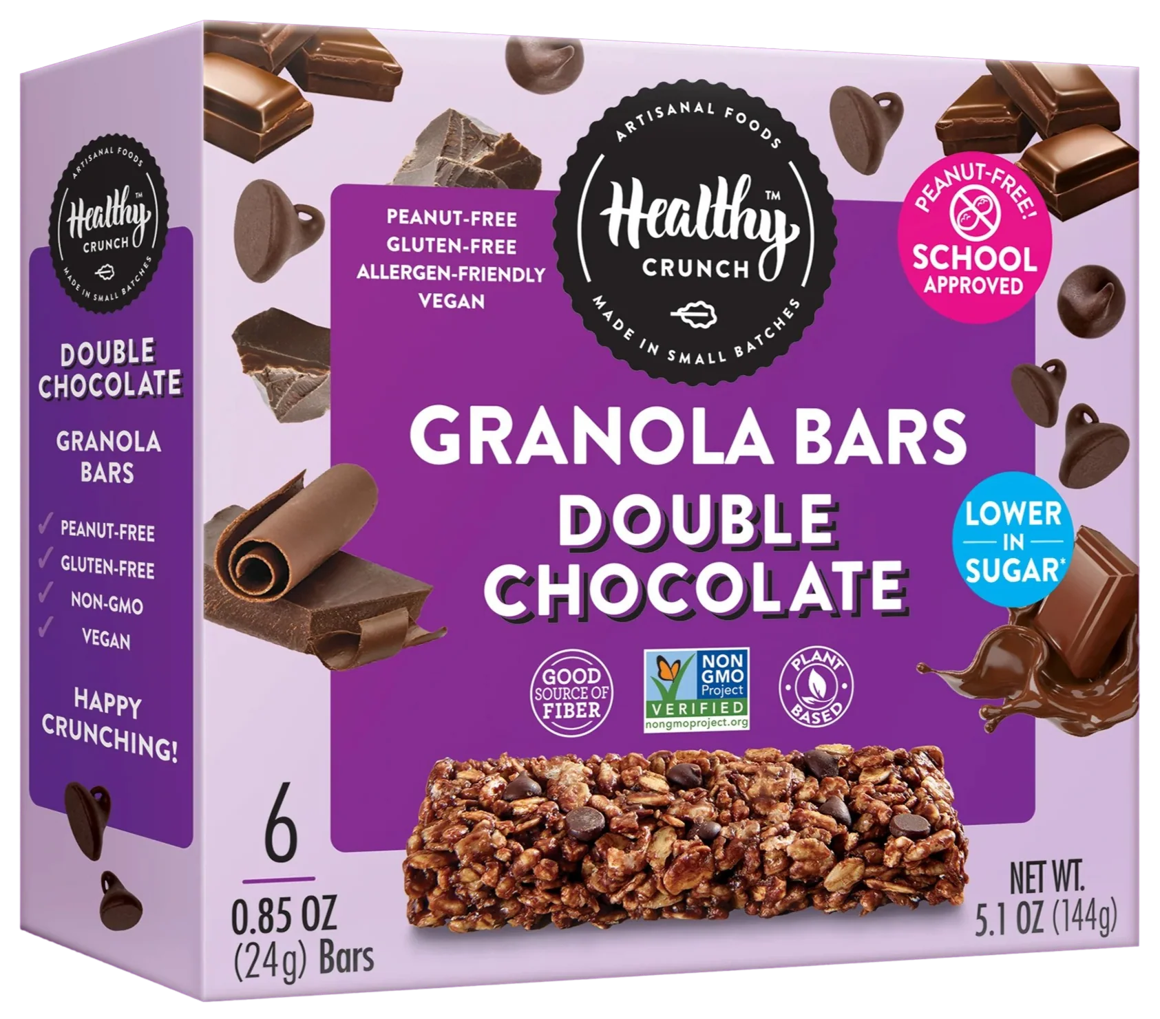 Double Chocolate Granola Bars (6 Pack)