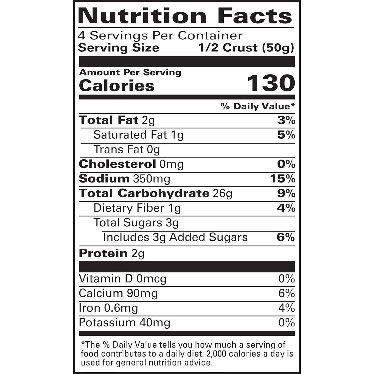 Gluten-Free Thin Pizza Crusts (2 Pack) - Image 2