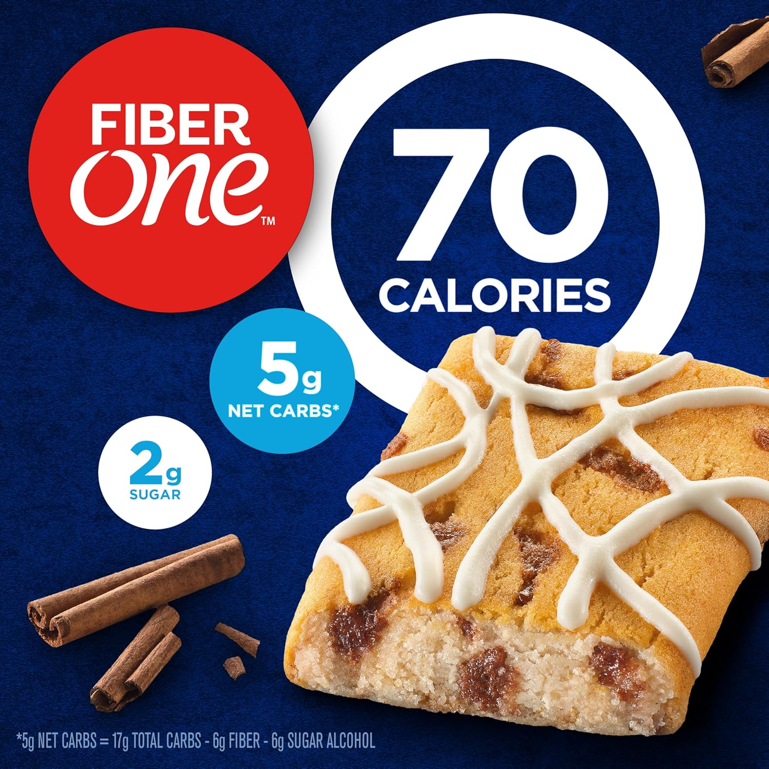 70 Calorie Cinnamon Coffee Cake Bar (8 Pack) - Image 2