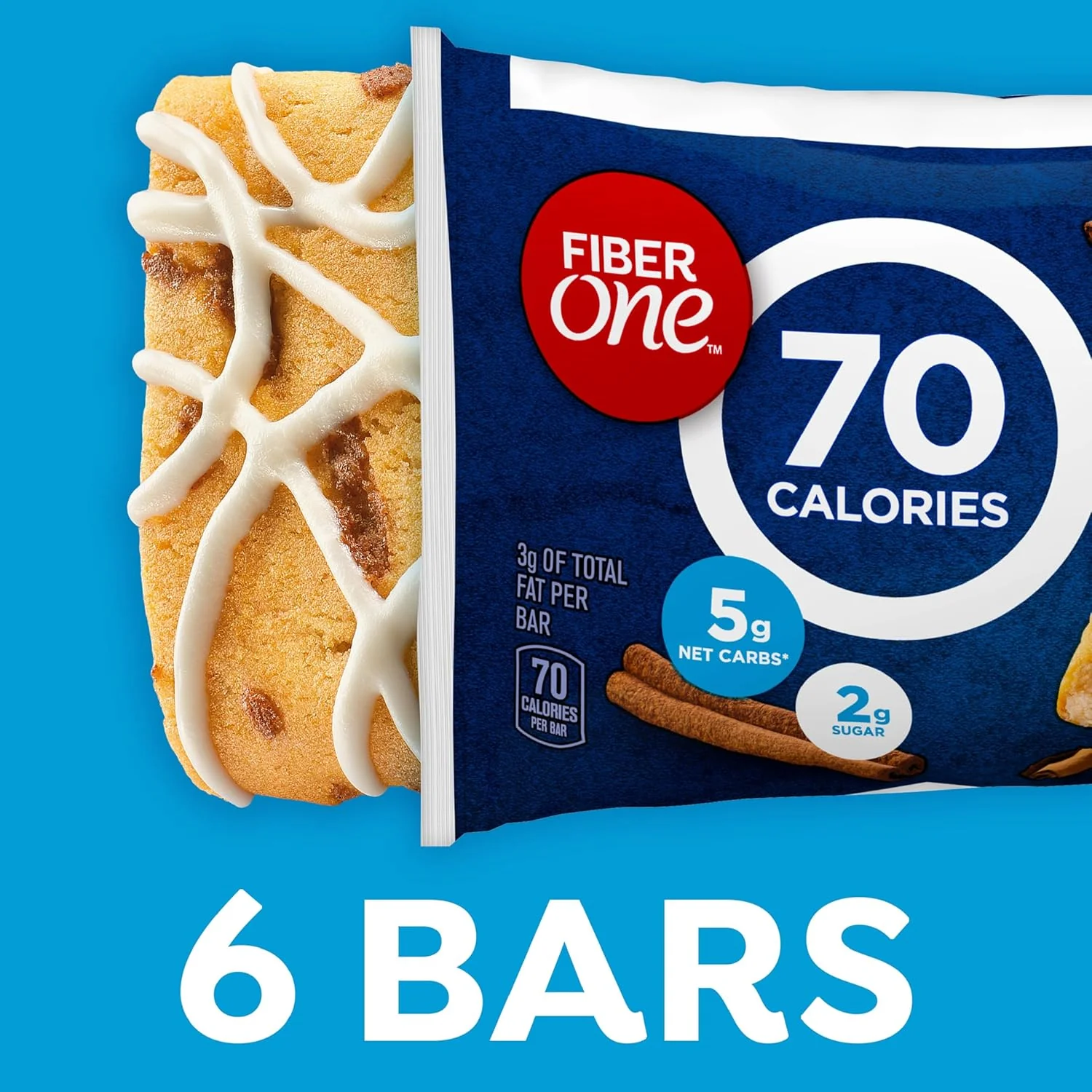 70 Calorie Cinnamon Coffee Cake Bar (8 Pack) - Image 4
