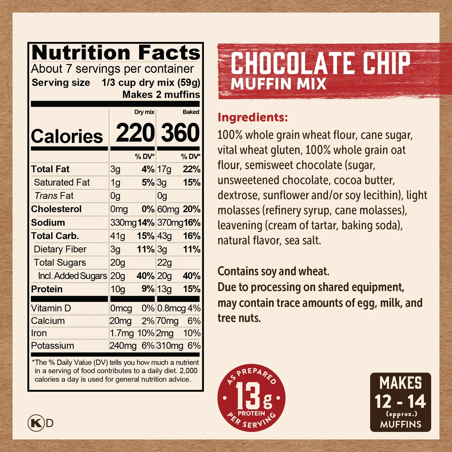 Protein Chocolate Chip Muffin Mix - Image 4