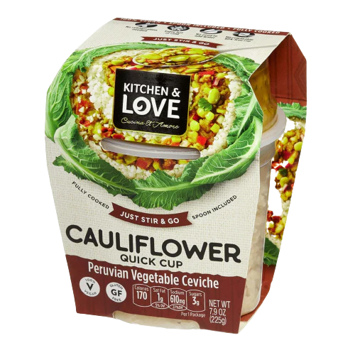 Peruvian Vegetable Ceviche Cauliflower Quick Cup (6 Pack) - Image 2