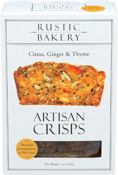 Citrus, Ginger & Thyme Artisan Crisps