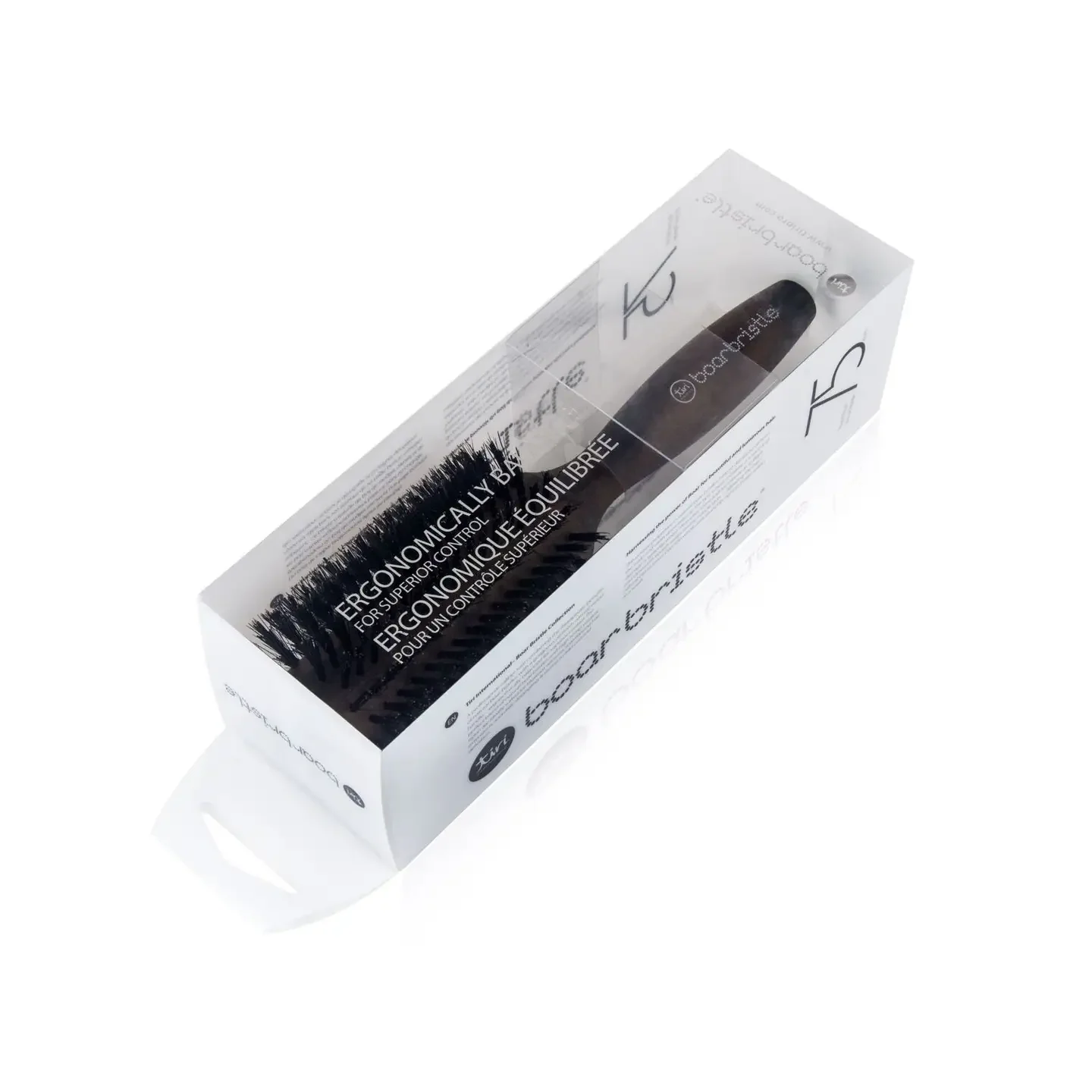 75mm Professional Round Brush with Premium Boar Bristle - Image 2
