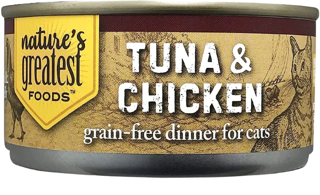 Grain-Free Cat Food Tuna & Topping Chicken