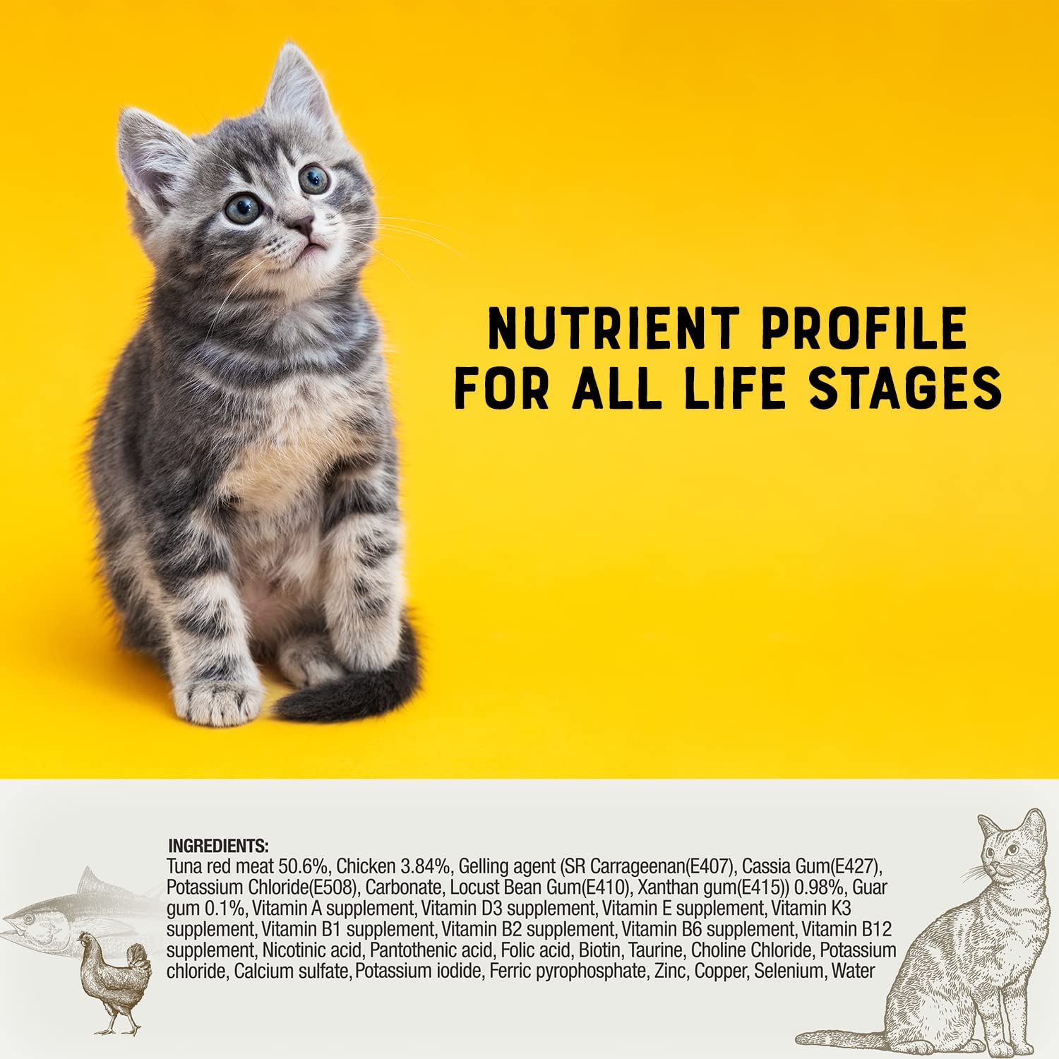 Grain-Free Cat Food Tuna & Topping Chicken - Image 3