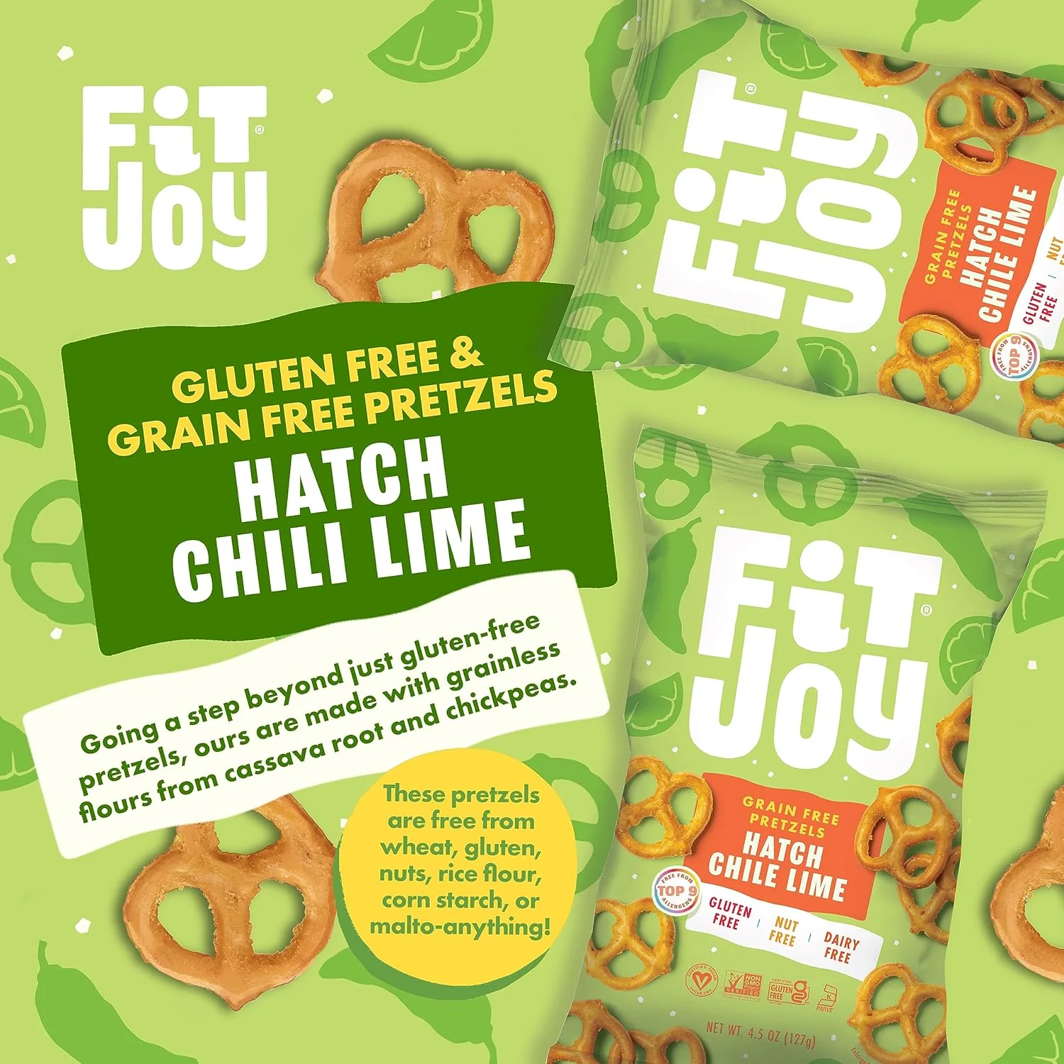 Grain Free Hatch Chile Lime Pretzels - Image 5