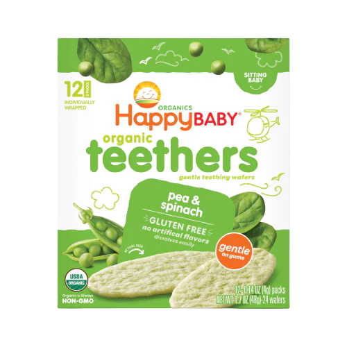 Pea & Spinach Teething Wafers