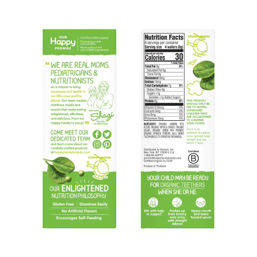 Pea & Spinach Teething Wafers - Image 3